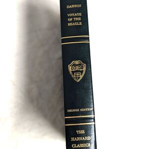 Vintage 1969 Hardbound Harvard Classic - Darwin Book- The Voyage of the Beagle